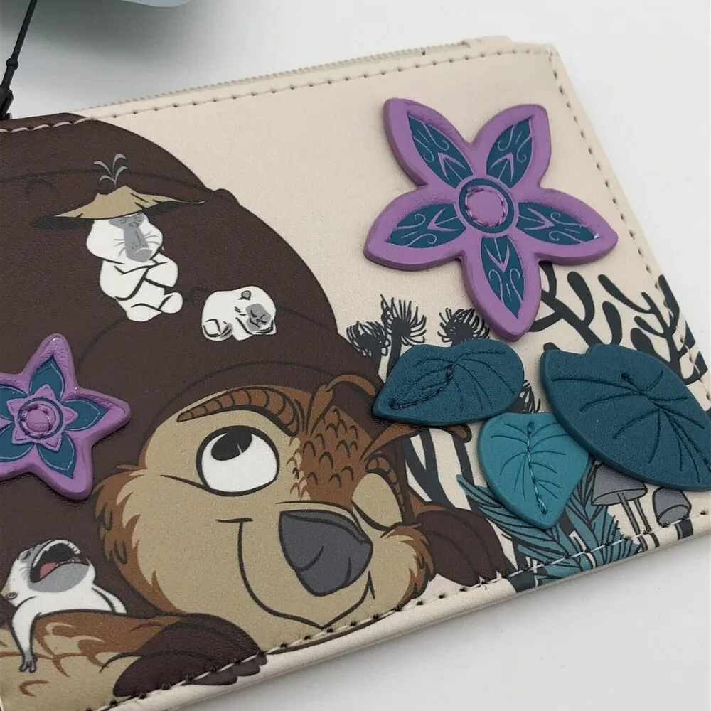 Disney Wallet Raya and the Last Dragon Floral Slim Cardholder Tuk Tuk & Ongis